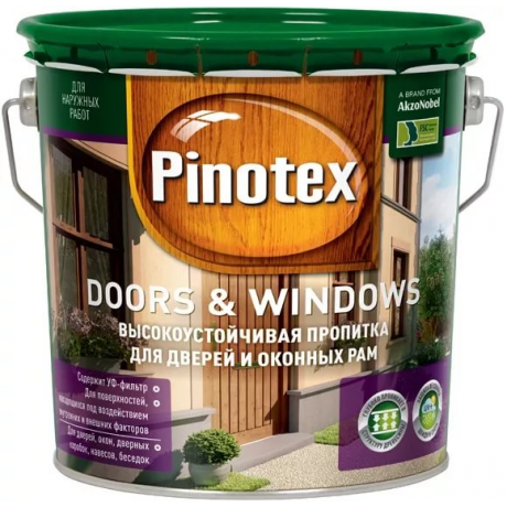 Pinotex Doors & Windows / Пинотекс Дурс энд Виндовс пропитка для дверей и оконных рам